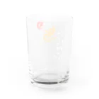 Siderunの館 B2の和デザインな烏(白) Water Glass :back