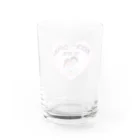 May you be happyのお腹にBABYがいます Water Glass :back