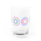 sol-laの５つのカレスコの花 Water Glass :back