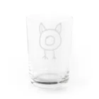 Rikiの猫 Water Glass :back