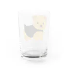 TOMOS-dogのnorfolkterrier（ブラタン） Water Glass :back