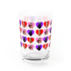 にゃんたまHOUSEのレディース マルチカラー Water Glass :back