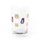 なすびちゃんねるストア♡のなすびちゃんと猫ズ Water Glass :back