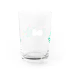 もくもくモクレンの日本スピッツデザインショップのおさんぽスピッツ Water Glass :back