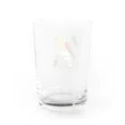 piro piro piccoloのアオバト Water Glass :back