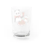 キッチュのパンダのおはなし　ザリガニ食べよ！パンダとワニ Water Glass :back