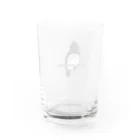 piro piro piccoloのクロツグミ Water Glass :back