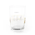 まんもすの仮囲いの前を行き交う人たち Water Glass :back