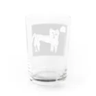 The Lonely Cheetahのさびしいチーター Water Glass :back
