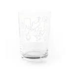 餅の山美術館の芋たち Water Glass :back