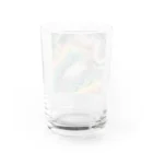 あゆのしおやきのわたあめ Water Glass :back