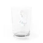 梅兎彩の夏服メイドちゃん Water Glass :back