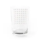 おこめののこのかわいいわんちゃんの柄 Water Glass :back