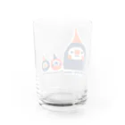 たまひろみShopのあおあかモッタ Water Glass :back