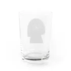 下田村の黒いトイプードル Water Glass :back