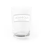 FUCKINONのロゴ Water Glass :back