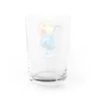 みなとまち層のトロピカル·マンタソーダ Water Glass :back