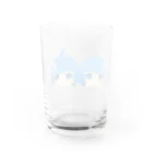 あらなみのおみせのユウナギねそべり。 Water Glass :back