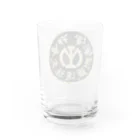 office SANGOLOWの南満州鉄道黒丸ロゴ Water Glass :back