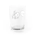 かもラグのラクかものどこ行くパンダ Water Glass :back