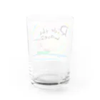 holoholomiのRide the waves Water Glass :back