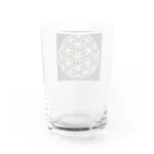 Imacocoのフラワーオブライフ立体B Water Glass :back