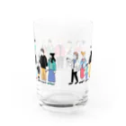 マツの大勢の人たち Water Glass :back