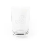 おにぎり屋の一番星をみつけたホシニラミスナボア Water Glass :back