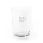 ネネコ・ショップのネネコ・イン・カップ（白猫） Water Glass :back