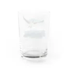 雁花工房（寄付アイテム販売中です）の栗駒山とシジュウカラガン（寄付付き） Water Glass :back