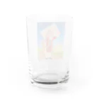 くまきち＠kyonyamamotoの不思議な国のフィッシュフットマンとにゃん Water Glass :back