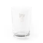 にゃにゃにゃわんこのラブミルクゆずもち Water Glass :back