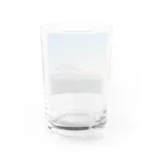 milkのふじさん Water Glass :back