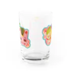 ★枠星屋★の茶屋 桜源郷あるいは桃源郷 (招き猫＆お狐さま) Water Glass :back