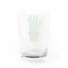 kimchinのシュールな鉢植えの手　 Water Glass :back