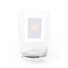 oilpastelhinaのポピー Water Glass :back