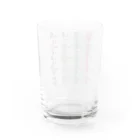 say-coのマヤ数字 Water Glass :back