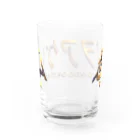 イエネコの道をあけろ Water Glass :back