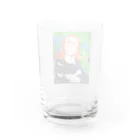 ギフっ子SHOPのギフのモナリザ Water Glass :back