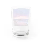 orange_honeyの夕焼け4 Water Glass :back