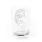 Ａ’ｚｗｏｒｋＳの陰陽二連髑髏 旋転（オリジナル家紋シリーズ） Water Glass :back