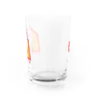 桜の左馬・うまナリSHOPの【桜満開】合格祈願☆左馬のうまナリ Water Glass :back