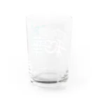 スナック和華のグラデのロゴ Water Glass :back