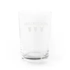 こなすのもちクマ(シルエット) Water Glass :back