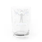 ねむねみゅーじあむ😪のサメにくわれたひと Water Glass :back