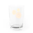 こめつぶ店の多分オレンジ Water Glass :back