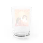 Kotetsu diary(SUZURI店)のシェルティ×富士山(赤) Water Glass :back