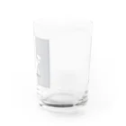 ハナイとトンの猫が目の前を横切った（白猫） Water Glass :back