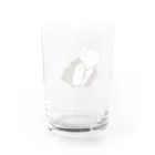 nyantar_stampのねこの島岡さん Water Glass :back