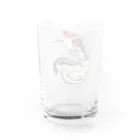 恒福水路の朱文金グラス Water Glass :back